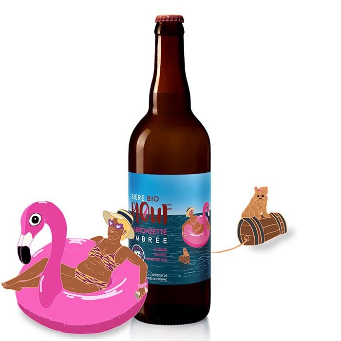 Plouf - La Bronzette - Ambrée barrique de cognac – Image 3