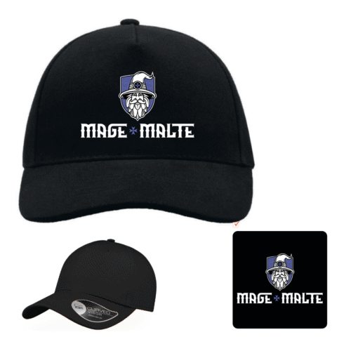 Casquette Mage Malte Atlantis AT183 - Noir - Design 2025 – Image 1