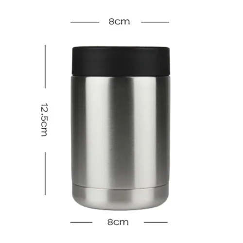 Isotherme bière 33 cl – canette & bouteille inox – Image 2