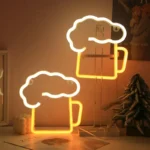 Enseigne néon LED bière (pintes) – USB ou piles – Image 5