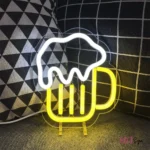 Enseigne néon LED « Bar » bière – lampe déco USB