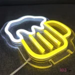 Enseigne néon LED « Bar » bière – lampe déco USB – Image 4