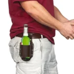 Étui de ceinture pour bière – porte-bouteille simili cuir