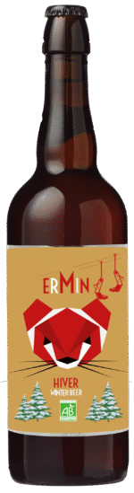 Bière Hiver 6 x 75CL « ERMIN » Bio – Image 3