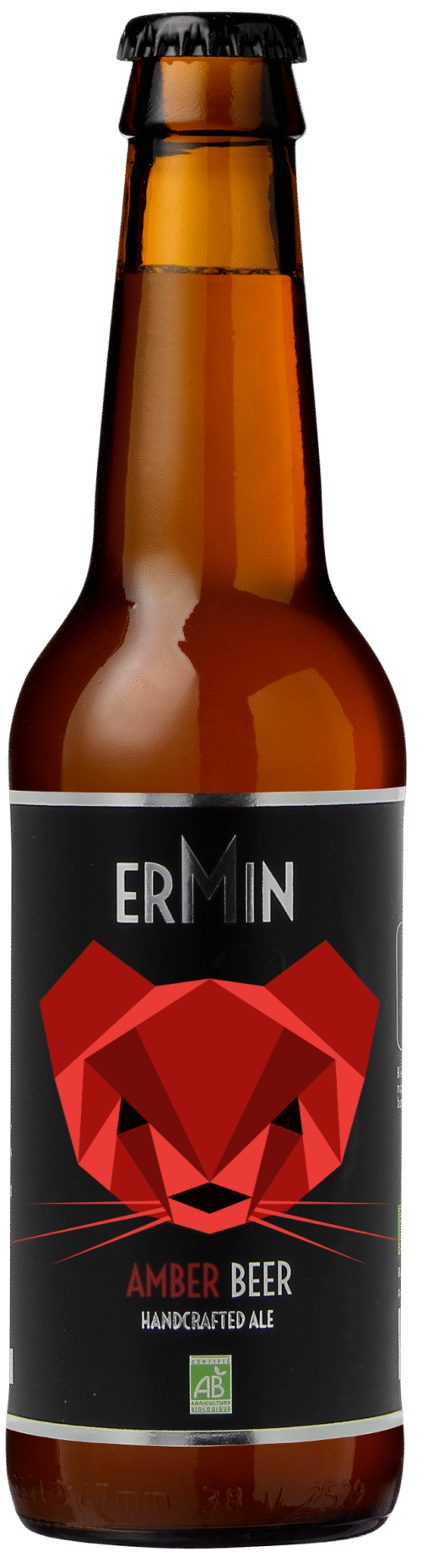 Bière Ambrée 12 x 33CL « ERMIN » Bio – Image 3