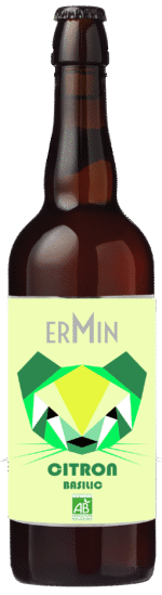 Bière Citron Basilic 6 x 75CL « ERMIN » Bio – Image 3