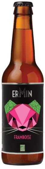 Bière Framboise 12 x 33CL « ERMIN » Bio – Image 2