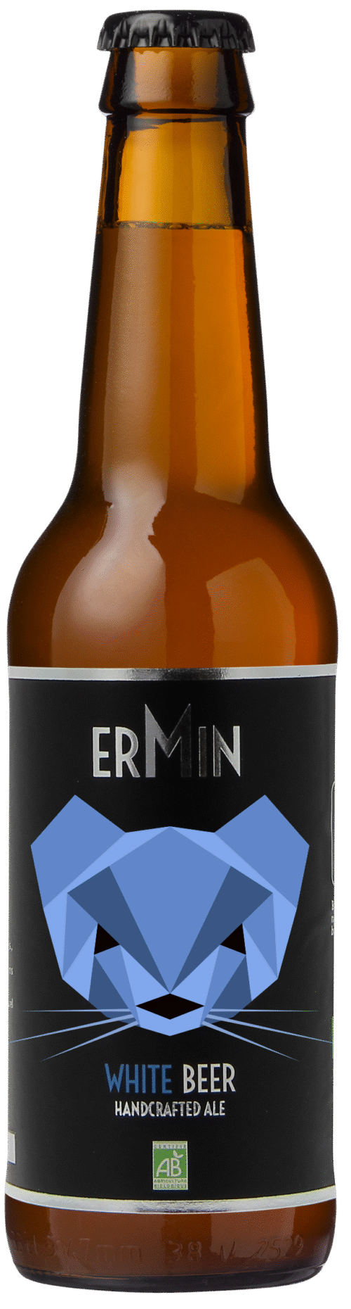 Bière Blanche 12 x 33CL « ERMIN » Bio – Image 2