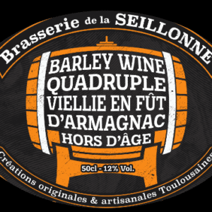 Barley wine vieillie en fût de Cognac