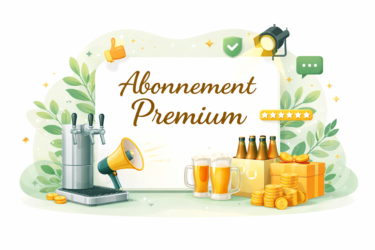 abonnement premium Abonnement Premium - Location de tireuse & mise en avant – Image 1