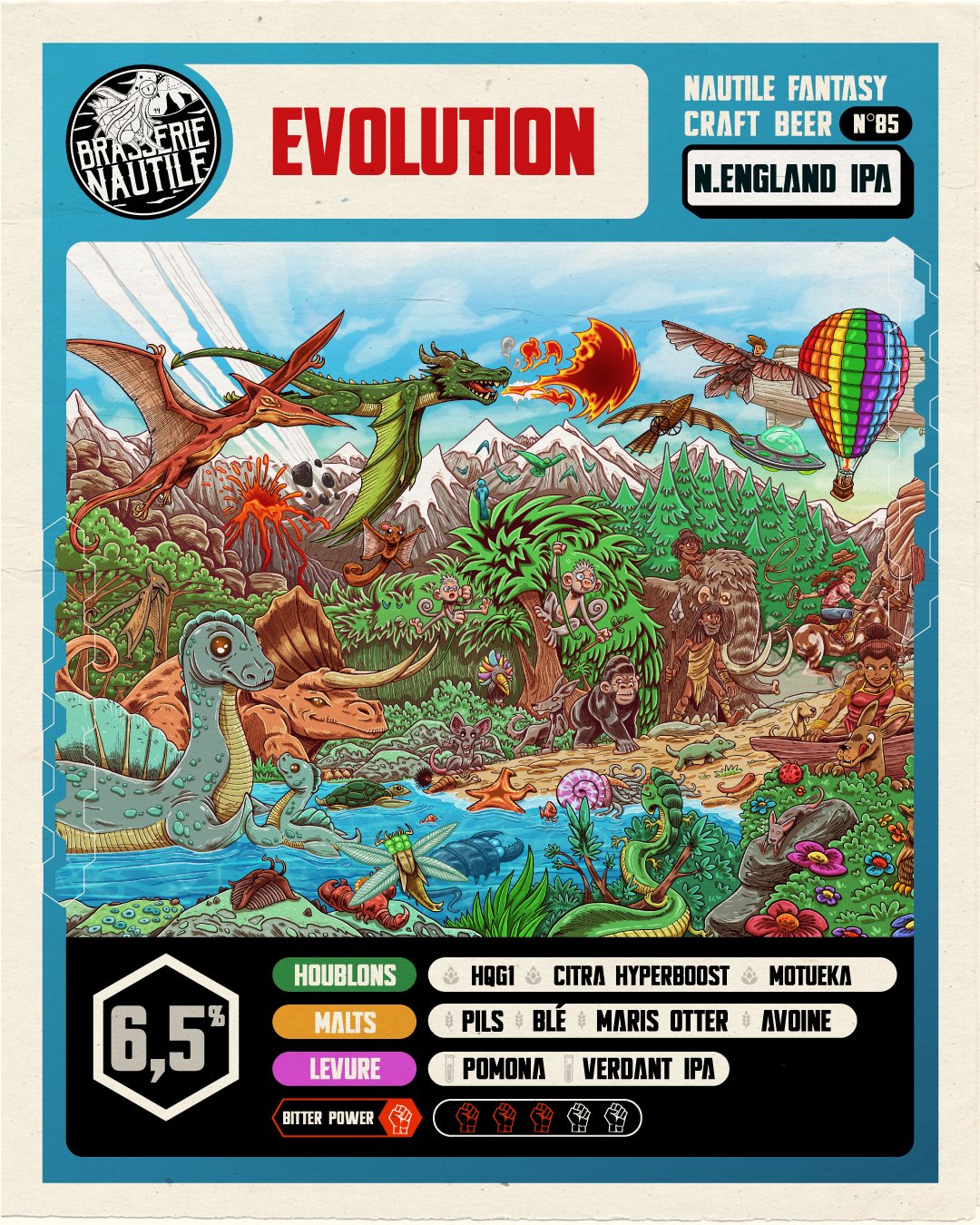 fiche-tech-Evolution Evolution (HQG-1) - NEIPA – Image 1