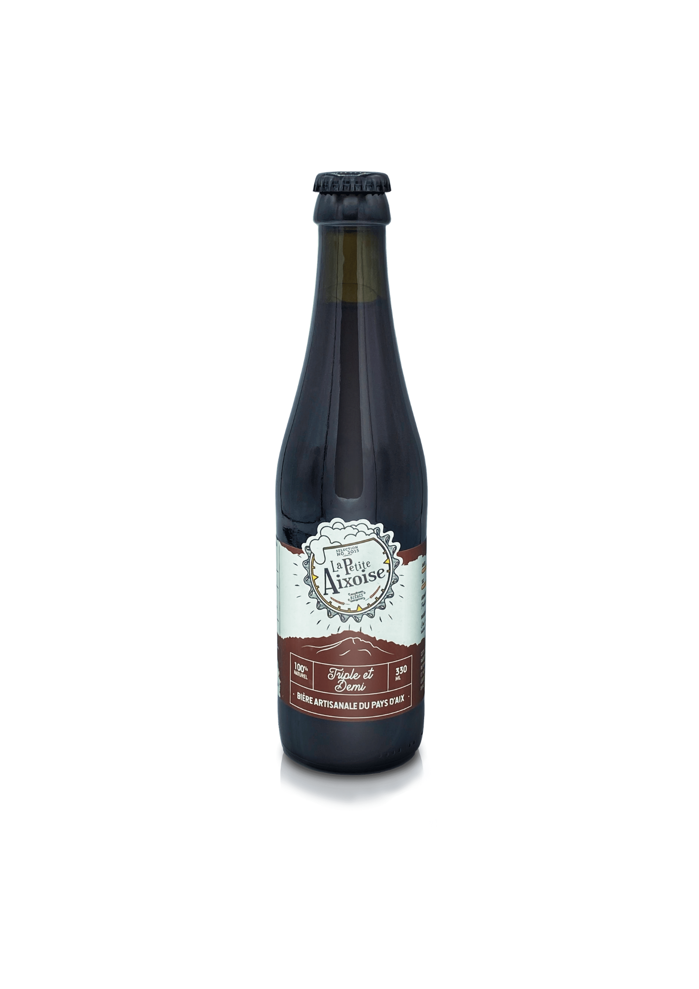 Design sans titre(1) Triple 1/2 0.33L - Bière 1/2 artisanale en bouteille 33cl – Image 1