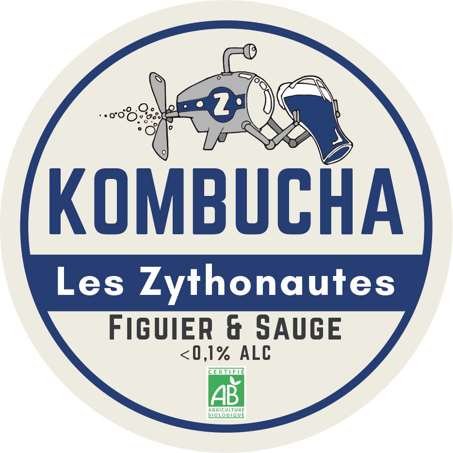 KB FIG Kombucha - Figuier & Sauge - 1L – Image 1