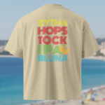 T-shirt Oversize Graphique La Brasserie Artisanale de Nice – Image 4