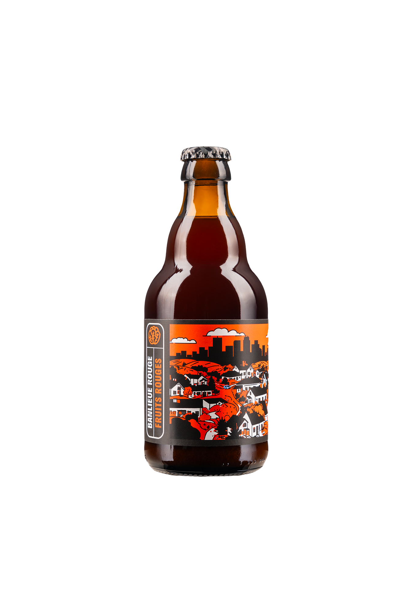 Bouteille Banlieue Rouge Banlieue Rouge - Fruits rouges - 0.33L – Image 1