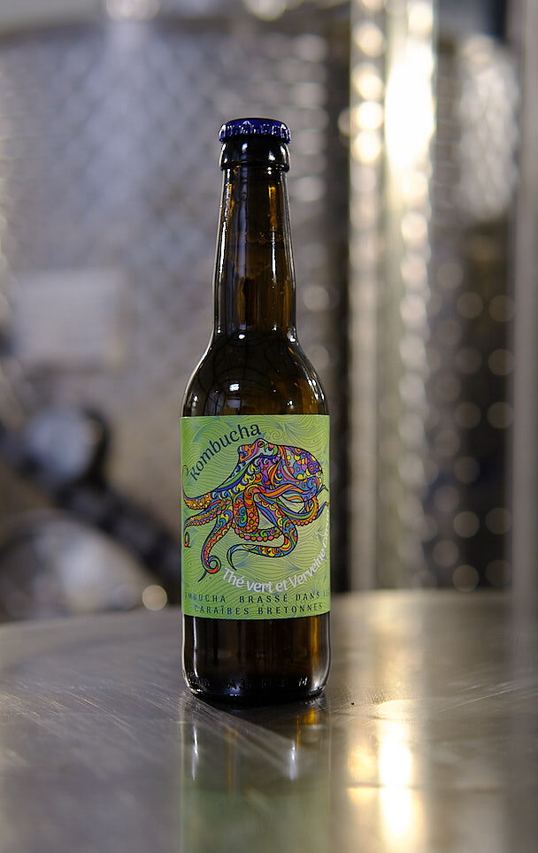 cropped-DSCF5470.jpg Kombucha de thé noir au gingembre - 0.75L – Image 1