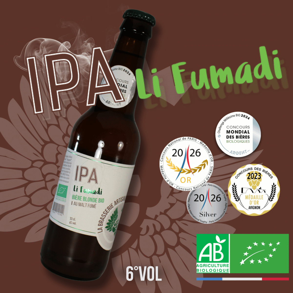 cropped-cropped-VISU-E-SHOP-2000-x-2000-px.png IPA Li Fumadi BIO * - 0.33L - La Brasserie Artisanale de Nice – Image 1