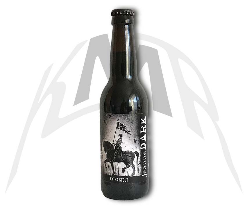 -bouteille brune Extra stout Jeanne DARK - 0.33L – Image 1