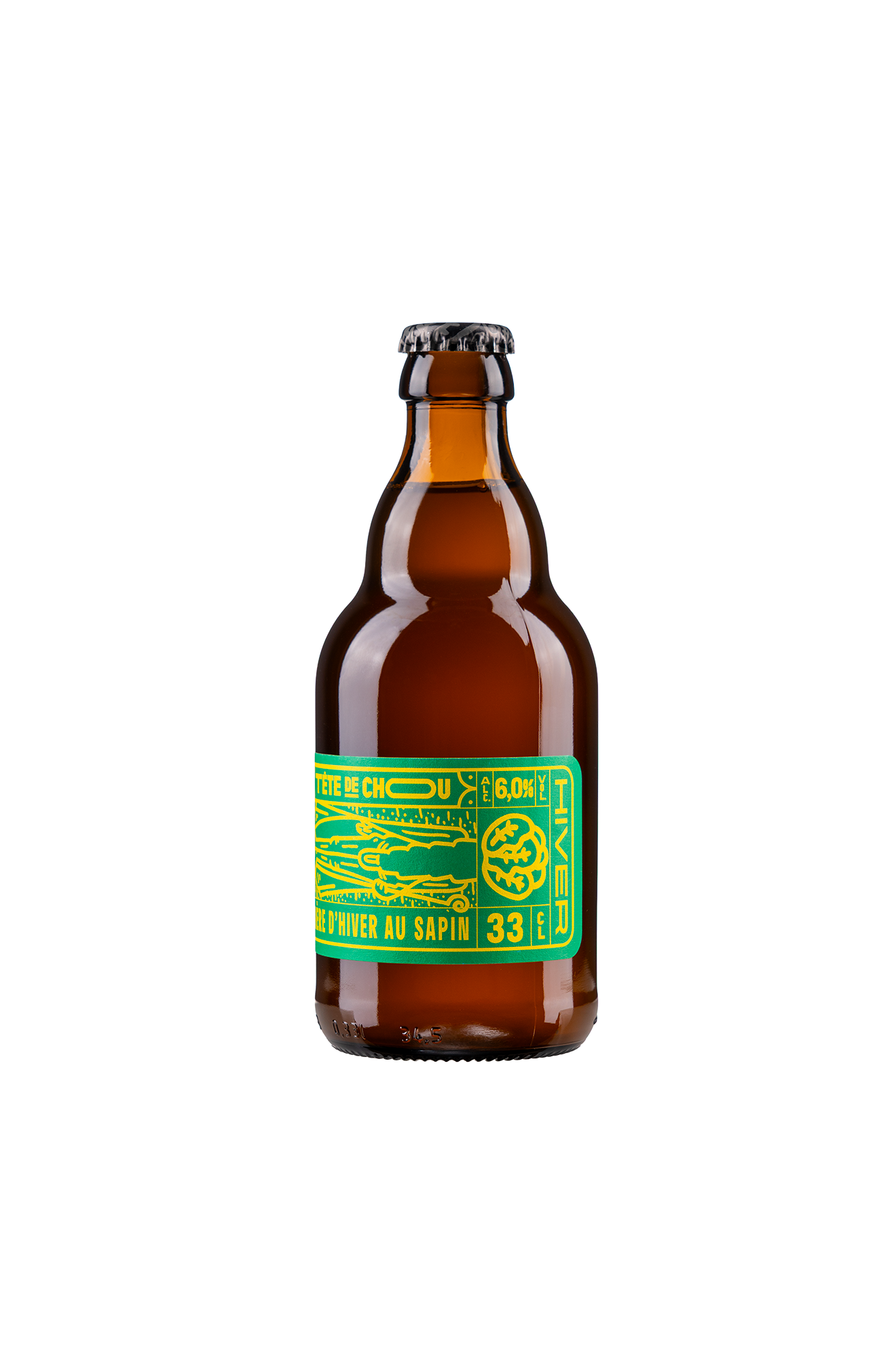 Bouteille Hiver au Sapin HIVER - Pale Ale aux Bourgeons de Sapin - 0.33L – Image 1