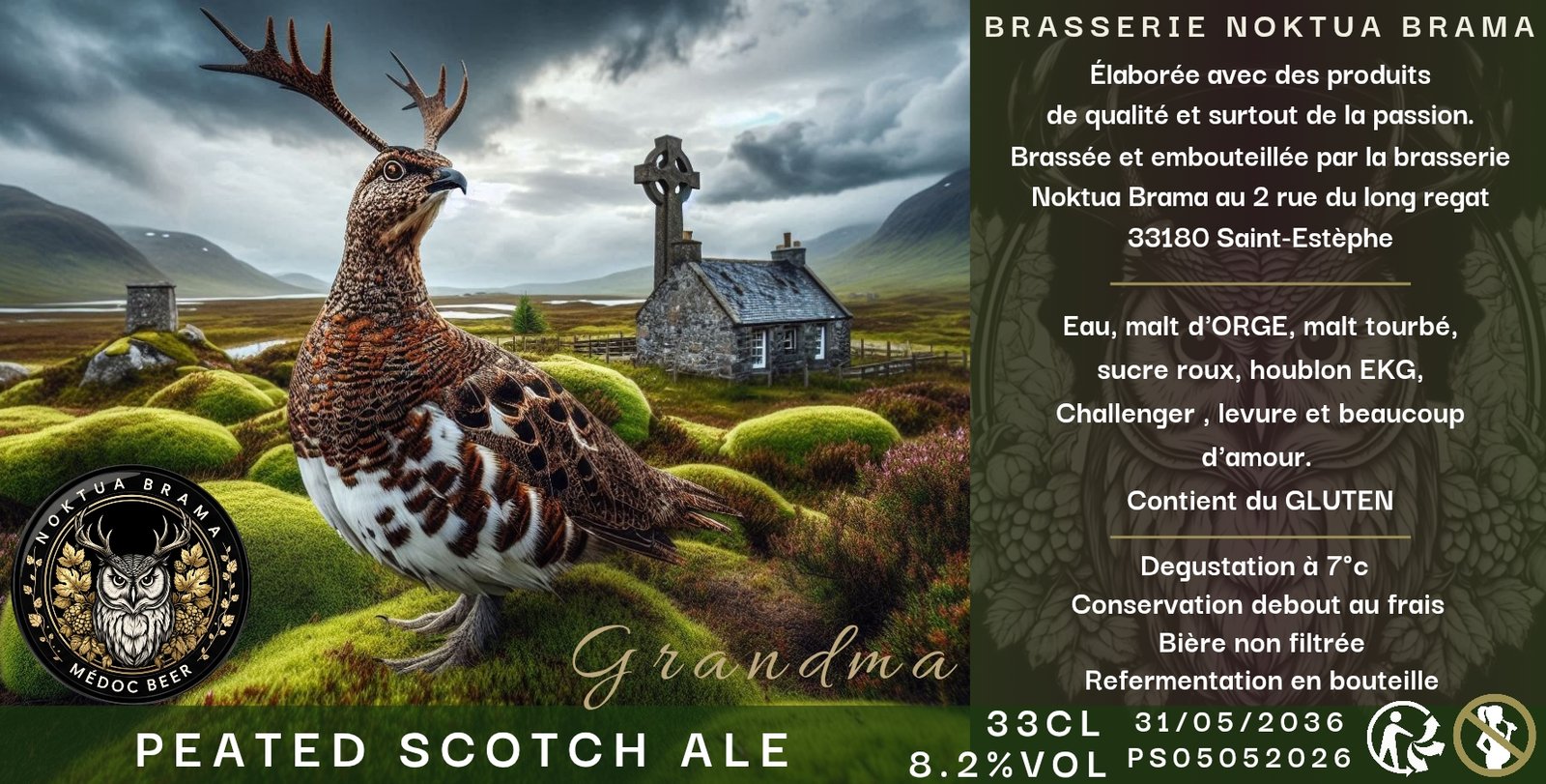 Copie de Copie de Copie de Copie de Copie de Copie de Copie de Copie de Cop_20260610_224449_0000 Peated scotch ale - 0.33L – Image 1